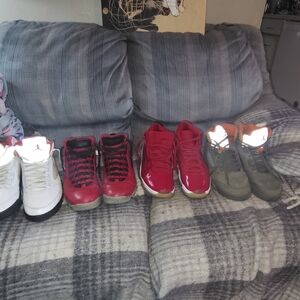 Kids Red and Black Sneakers